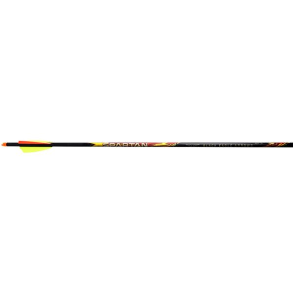 Black Eagle Spartan Arrows .003 350 2.5 in. Shield Cut 6 pk.