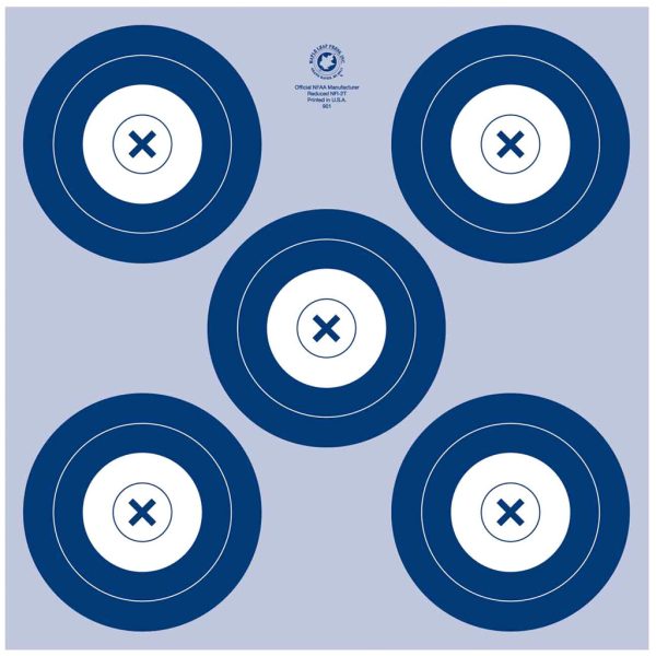 Maple Leaf NFAA Indoor Target 5 Spot Target 25 pk.