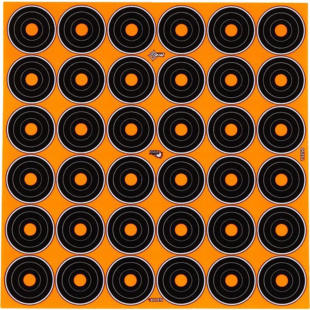 EzAim Splash 1 in. Bullseye Adhesive Targets 6×6 in. 12 pk.