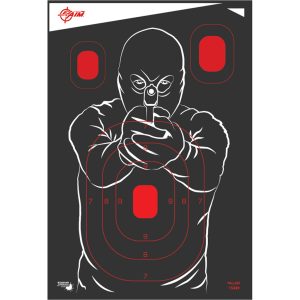 EzAim Splash Bad Guy Targets 12×18 5 pk.