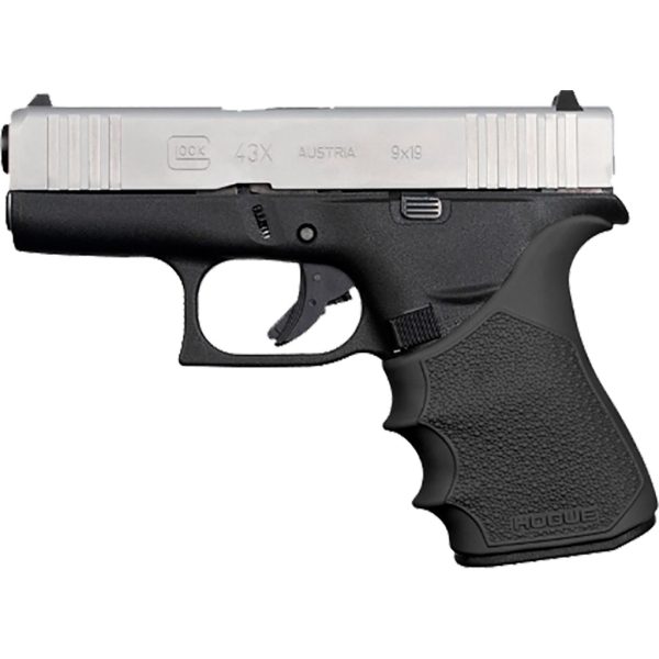 Hogue HandAll Beavertail Grip Sleeve Black Glock 43X/48