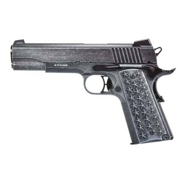 Sig Sauer 1911 We The People Pellet CO2 Pistol Distressed Metal  4.5 BB Cal.