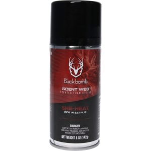Buck Bomb Scent Web Foam Spray She Heat Doe in Estrus