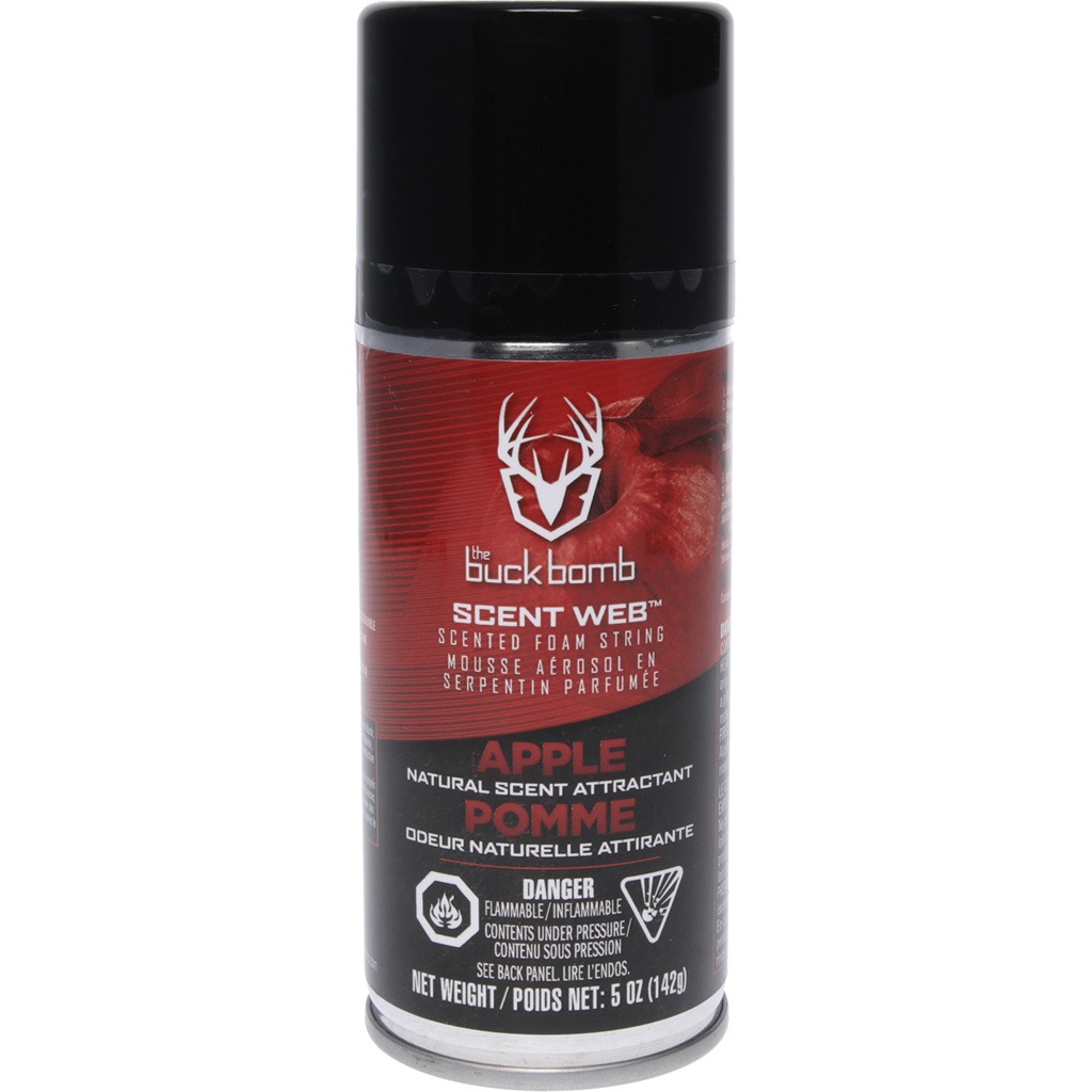 Buck Bomb Scent Web Foam Spray Apple