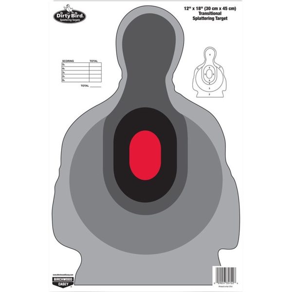 Birchwood Casey Dirty Bird 12″ X 18″  Transitional Target 100 Sheets