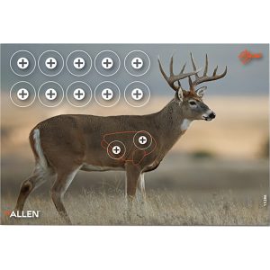 EzAim Four Color Whitetail Paper Target 16.5×24 2 pk.