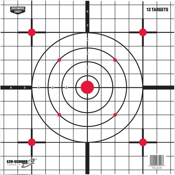 Birchwood Casey EZE-Scorer Target Sight-In 12 in. 13 pk.