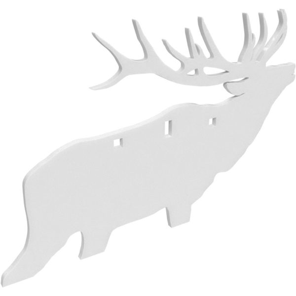 Birchwood Casey Ar500 Silhouette 3-Hole Elk 3/8″