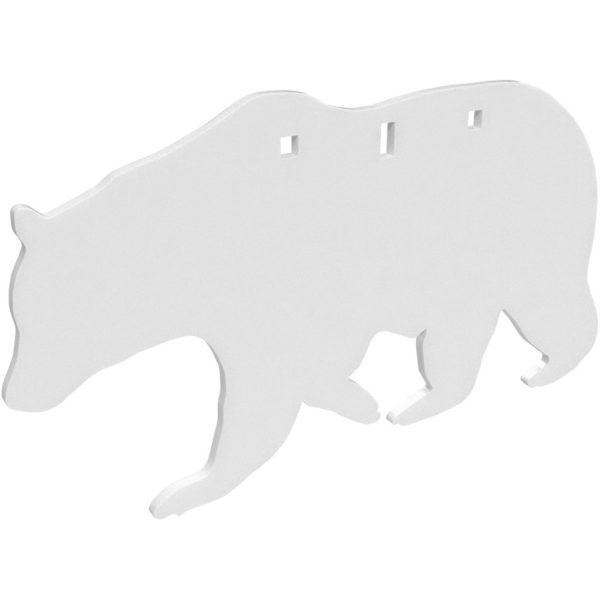 Birchwood Casey Ar500 Silhouette 3-Hole Bear 3/8″