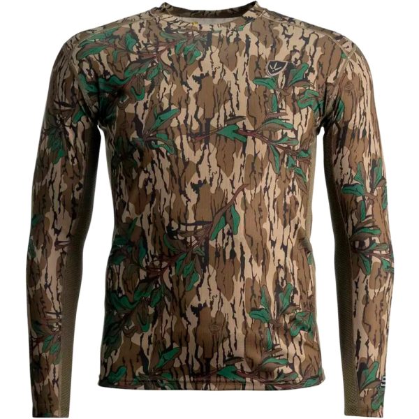 Blocker Finisher Turkey LS Performance Tee MO Greenleaf Small