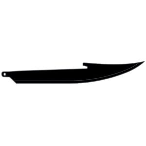 Outdoor Edge 5.0″ Boning/Fillet Blade Pack Black, 6 Blades