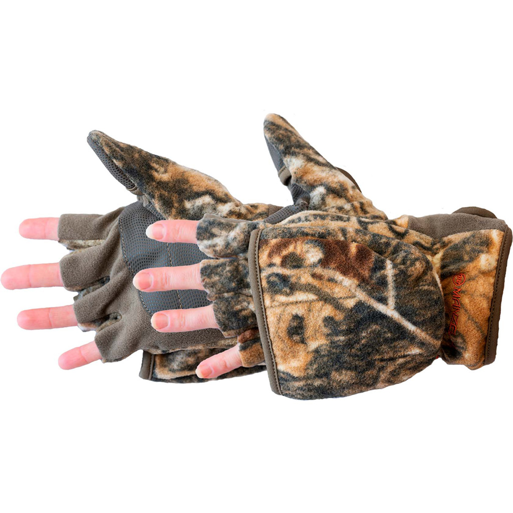 Manzella Youth Bowhunter Convertible Glove Realtree Edge (RXE) LG