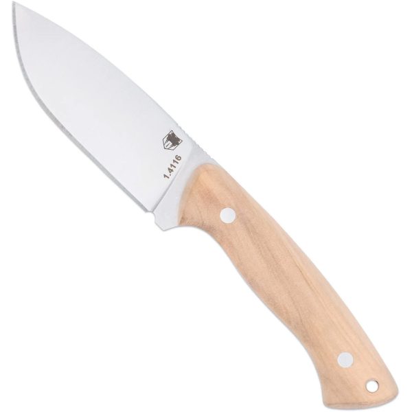 CobraTec Fixed Blade Twin Mountain Knife Fixed Blade Olivewood 4″