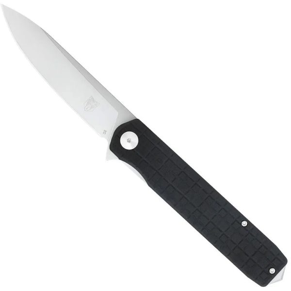 CobraTec Medium Cayden Drop Knife Folding Blade Black