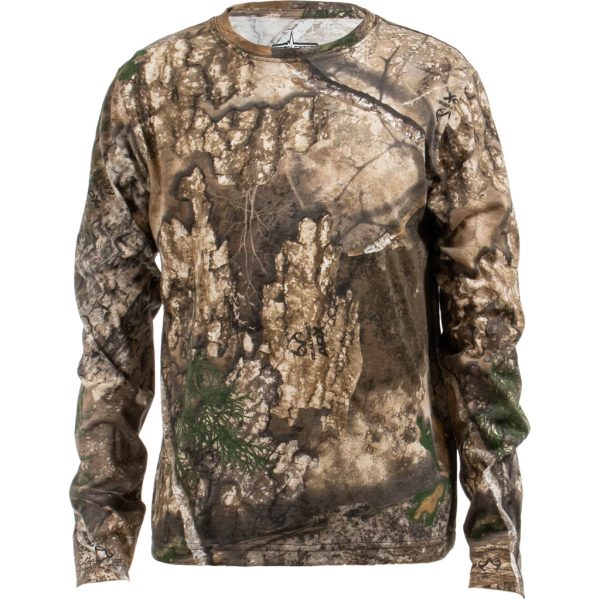 Habit Bear Cave Long Sleeve Tee Realtree APX Medium