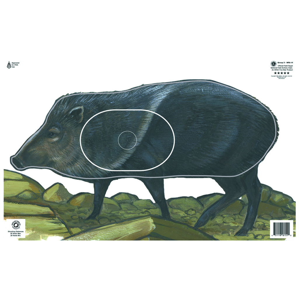 Maple Leaf NFAA Animal Faces Group 3 Javelina