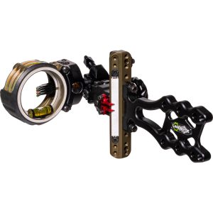 Axcel LANDSLYDE Slider Tactical Bowhunting Sight AccuStat II Micro 4 Pin .019