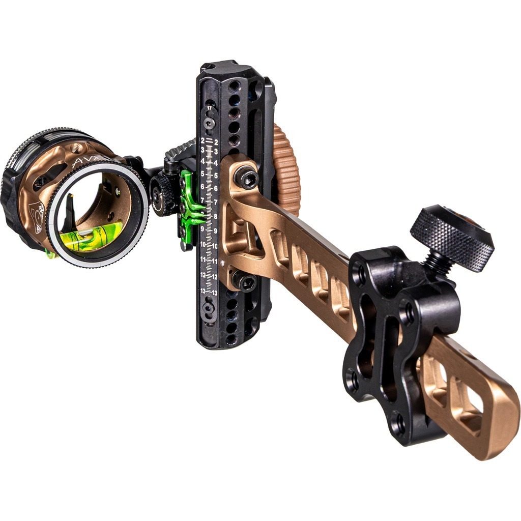 Axcel Driver Plus Slider Sight w/AVX-31 Scope Coyote Tan .019 Yellow Fiber Single Pin RH