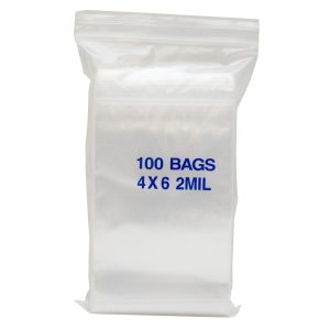 Plastic Bags 4×4 in. 100 pk.