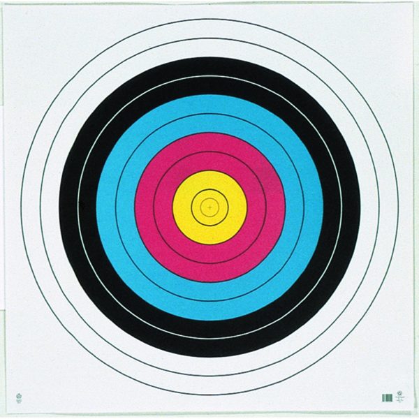 Maple Leaf Target Face FITA 10-Ring 60 cm. 25 pk.