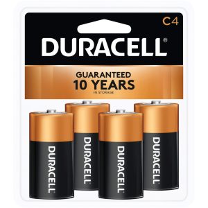 Duracell Coppertop Batteries C 4 pk.