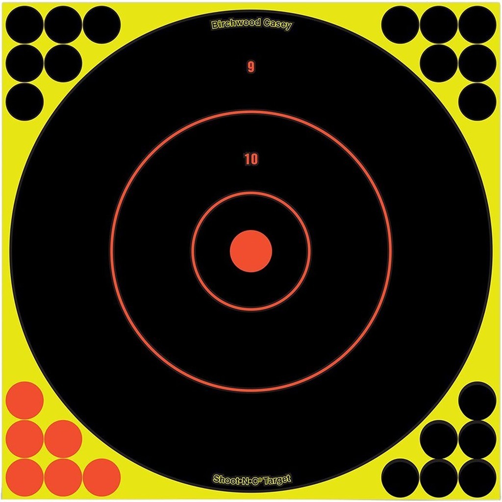 Birchwood Casey Shoot-N-C Target Bullseye 12 in. 12 pk.
