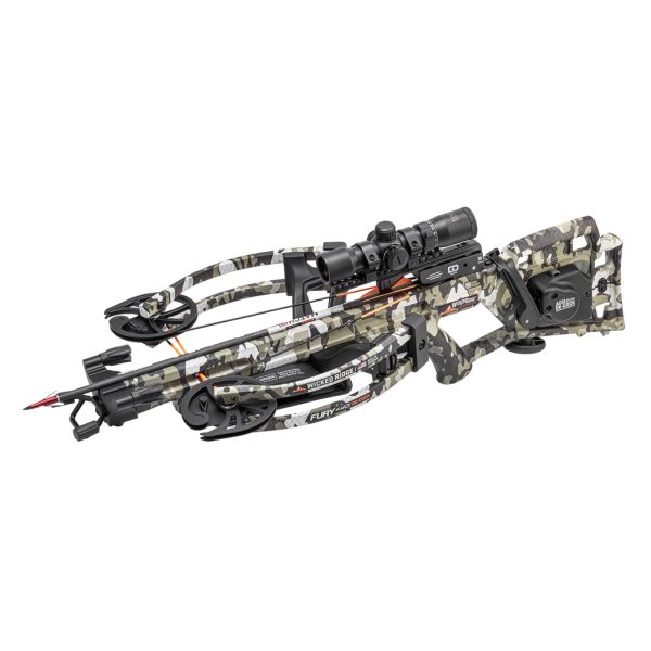 Wicked Ridge Fury 410 De-Cock Crossbow Package ACUdraw De-Cock Peak XT