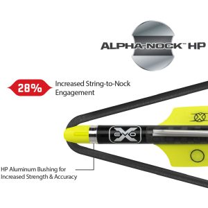 TenPoint Pro Elite 400 Arrows 20 in. White Alpha Nocks 6 pk. TenPoint Pro Elite 400 Arrows 20 in. White Alpha Nocks 6 pk.