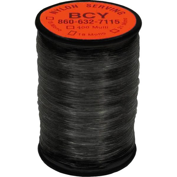 BCY 400 Nylon Serving Black 90 yds. Bonded