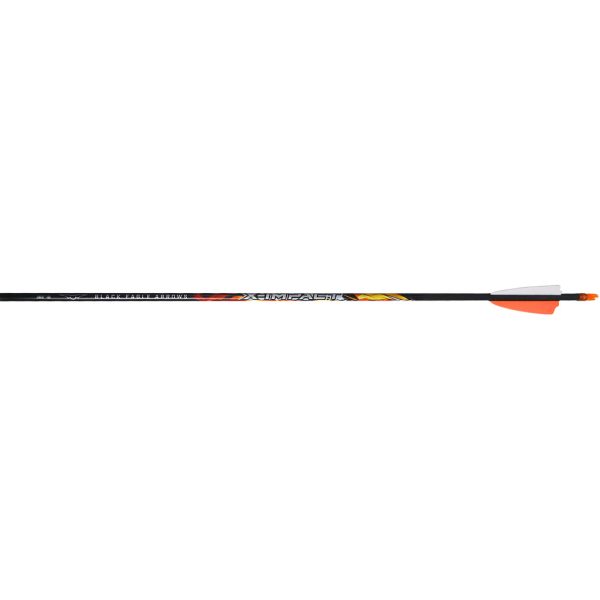 Black Eagle X Impact Arrows .001 400 2.5 in. Shield Cut 6 pk.