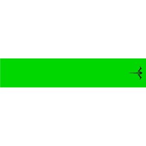 White Water Archery Solid Arrow Wraps Flo Green 5 in. x 1.125 in. 15 pk.