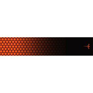 White Water Archery Honeycomb Fade Arrow Wraps Fade Orange 5 in. x 1.125 in. 15 pk.