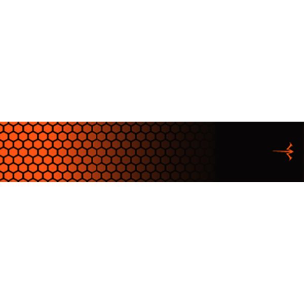 White Water Archery Honeycomb Fade Arrow Wraps Fade Orange 5 in. x 1.125 in. 15 pk.