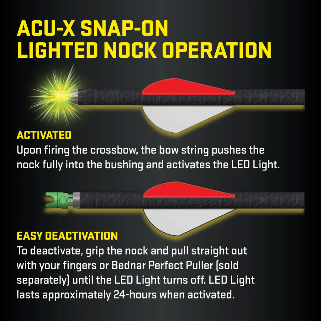TenPoint ACU-X Lighted Nock Green 3 pk.
