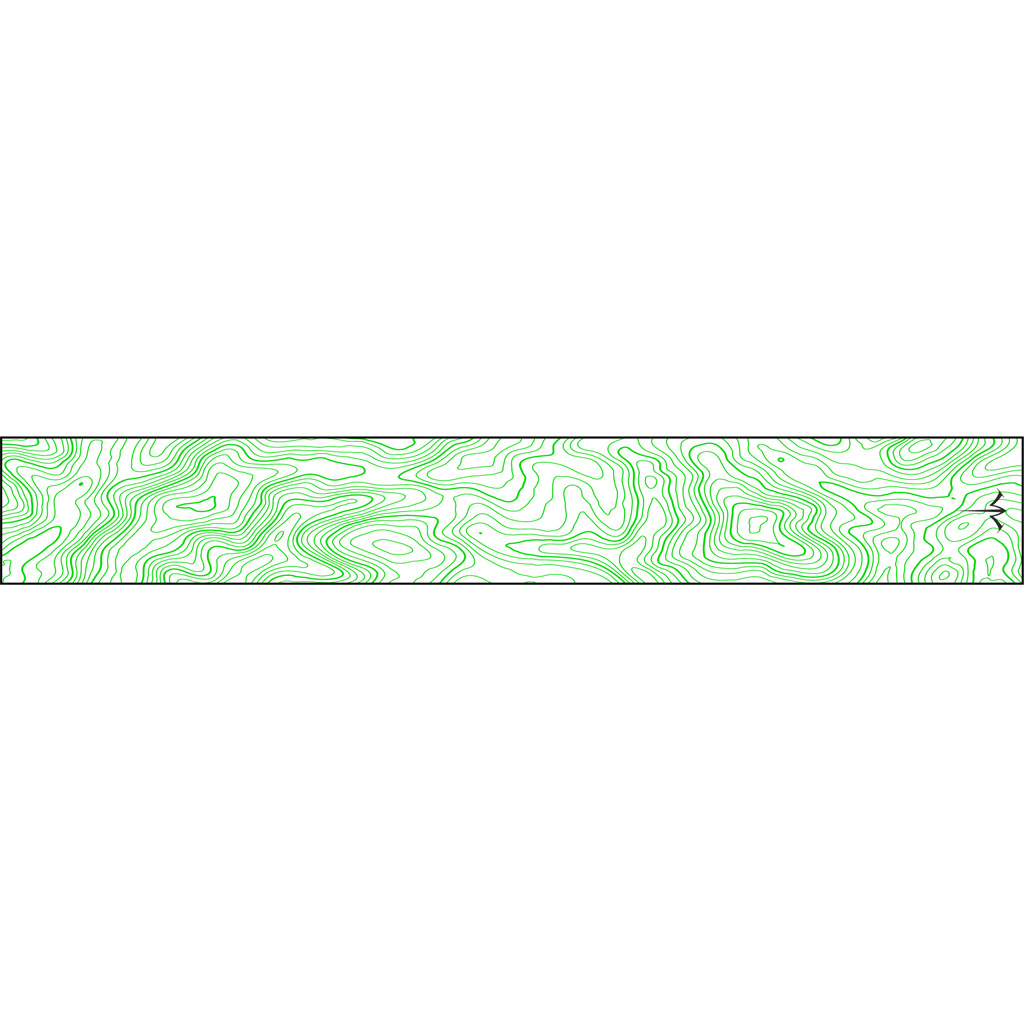 White Water Archery Thin Line Topo Wraps Flo Green 5 in. x 1.125 in. 15 pk.