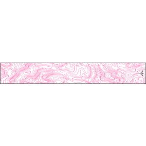 White Water Archery Thin Line Topo Wraps Flo Pink 5 in. x 1.125 in. 15 pk.