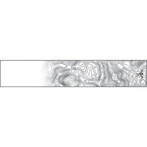 White Water Archery Reflective Arrow Wraps White Fade Thin Topo 5 in. x 1.125 in. 15 pk.