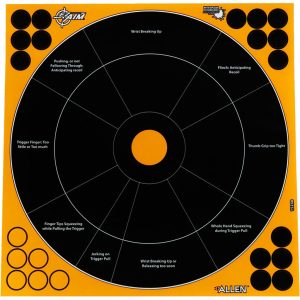 EzAim Splash Handgun Trainer Adhesive Targets 12×12 5 pk.