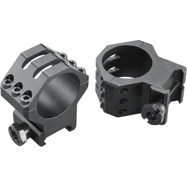 Weaver Classic 6Hole Skeleton Rings Matte Black 30mm Low Clamshell Pack