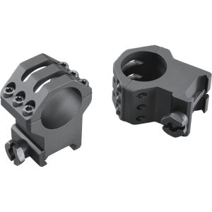 Weaver Tactical 6Hole Picatinny Ring Matte Black 1" XXHigh Clamshell Pack