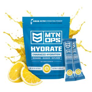 MTN OPS Hydrate Lemonade – Trail Pack (20 count)