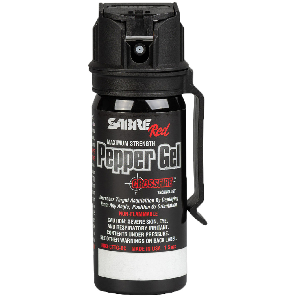 Sabre Red Crossfire Pepper Gel Belt Clip 1.5 oz.