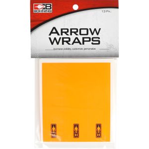 Bohning Arrow Wraps Neon Orange 4 in. Small 13 pk.