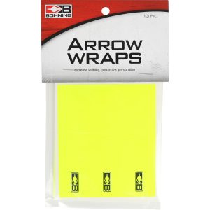 Bohning Arrow Wraps Neon Yellow 4 in. Small 13 pk.