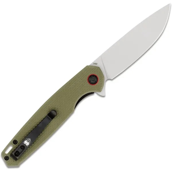 1410105-2 CobraTec Large Cayden Drop Knife Folding Blade OD Green