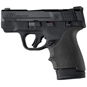 Hogue HandAll Beavertail Grip Sleeve S&W M&P 9 Shield Plus Black