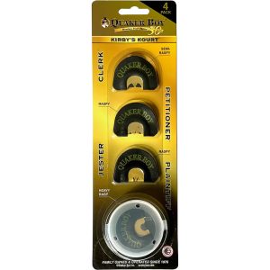 Quaker Boy Kirby’s Kourt Diaphragm Calls 50th Anniversary 4pk Quaker Boy Kirby's Kourt Diaphragm Calls 50th Anniversary 4pk