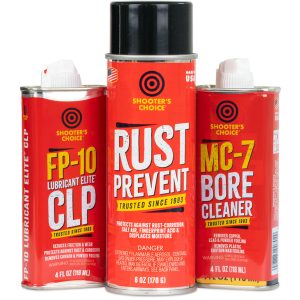 Shooters Choice Universal Gun Care Pack 3pk (includes 1 ea: MC704, FPL04 and RP006)