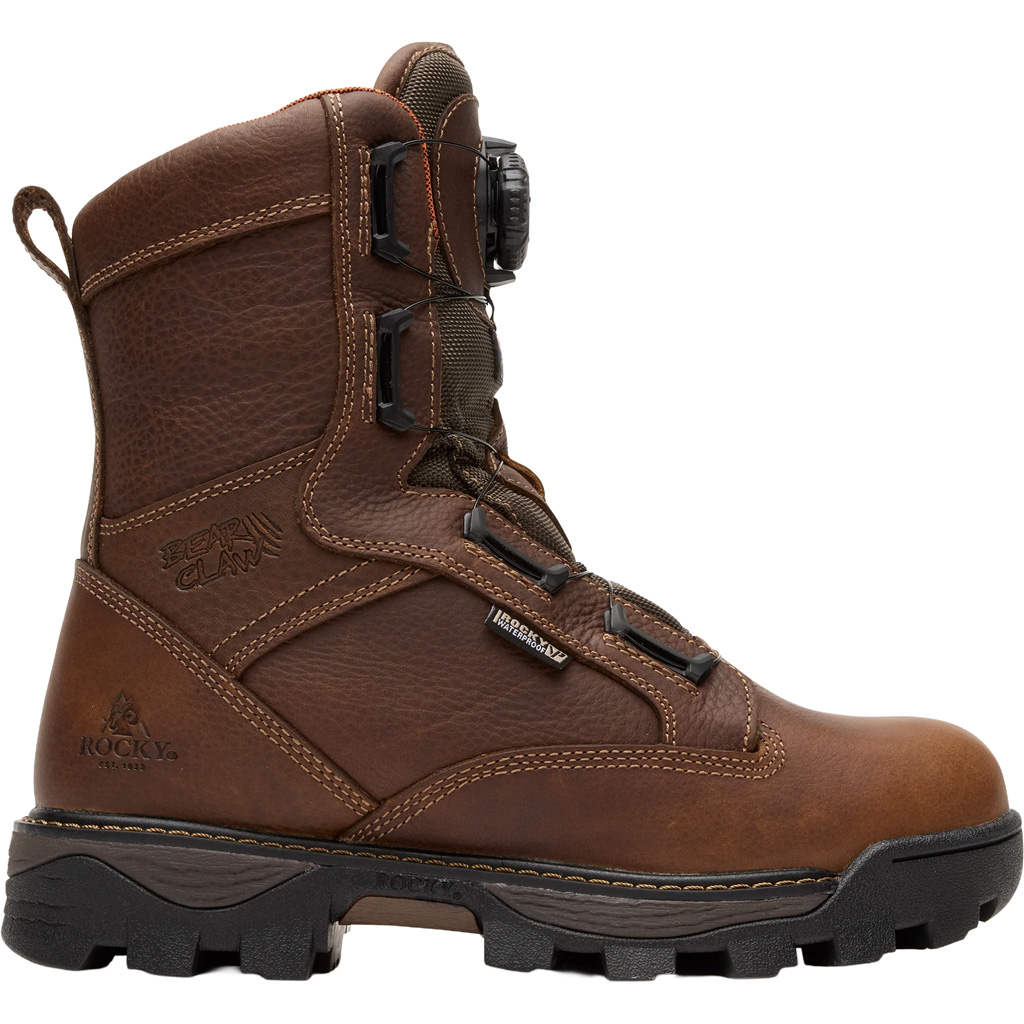 Rocky Bearclaw HD Hunting Boot 9″ Brown 800g Size 9