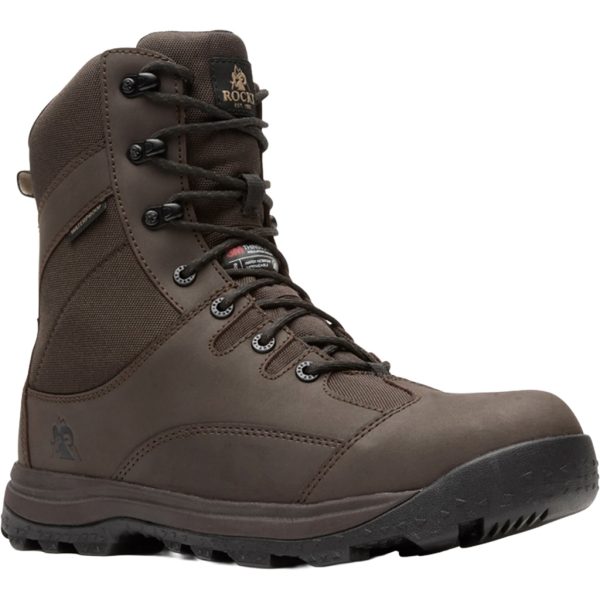 Rocky Wildcat Hunting Boot 8″ Brown 400g Size 11